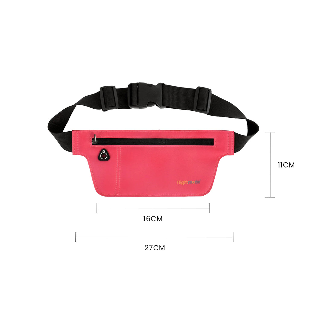 Flightmode Travel Sports Belt Pink