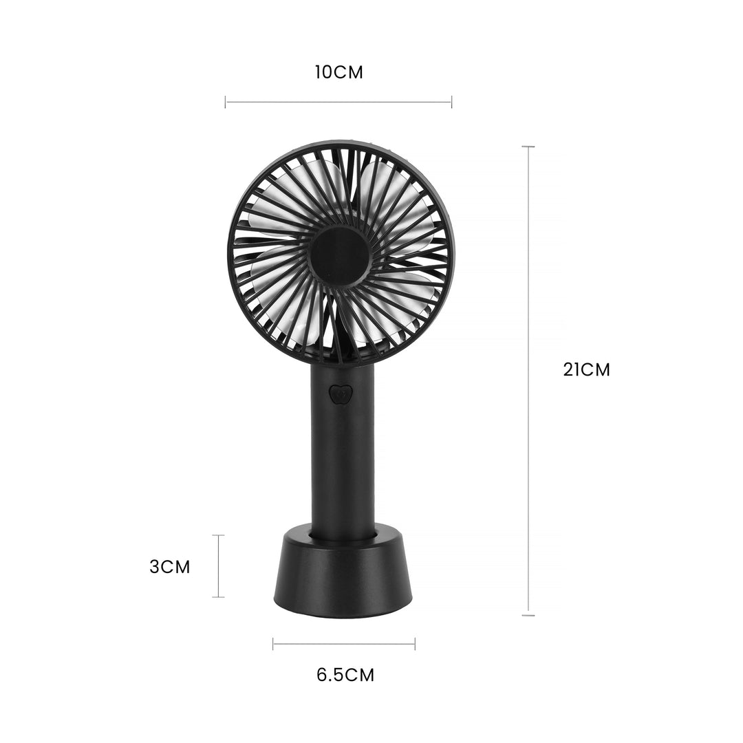 Mini USB Rechargeable Portable Fan with Table Stand