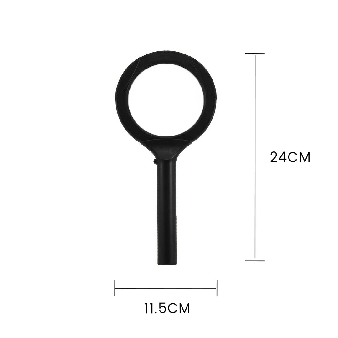 Brillar Light Up Magnifying Glass - Black