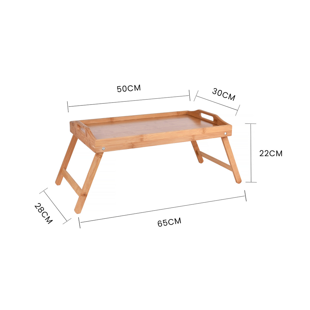 Foldable Bamboo Bed Tray / Breakfast Serving Table