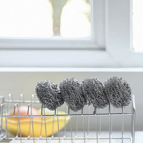 Living Today Kitchen 6 Pack Household Cleaning Stainless Steel Jumbo Scourers