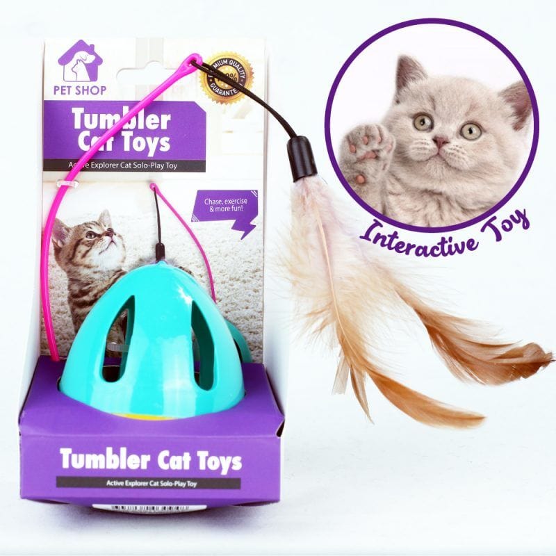 Living Today Pets Pet Love Funny Tumbler Cat Feather Toys