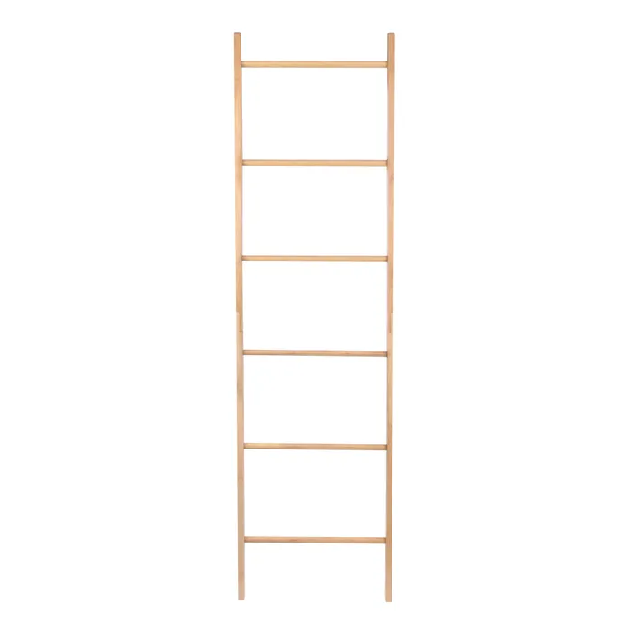 180cm 6 Steps Bamboo Towel Ladder