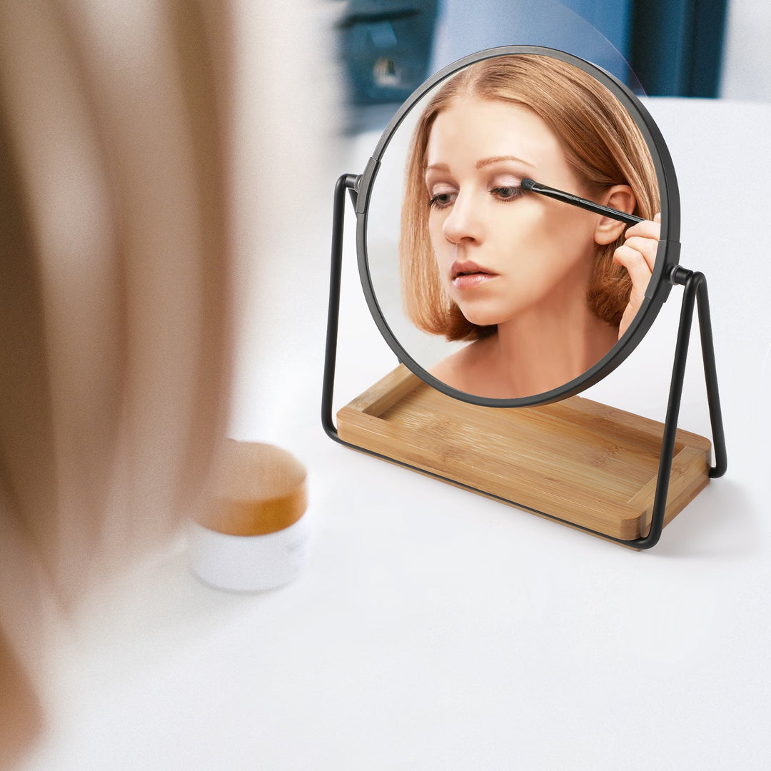 Clevinger Milan Bamboo Makeup, Vanity, and Beauty Mirror