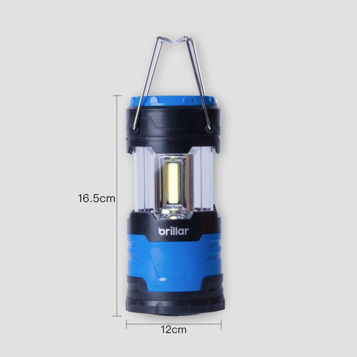 Large Pop-up Lantern w COB LED Technology-Black/Navy