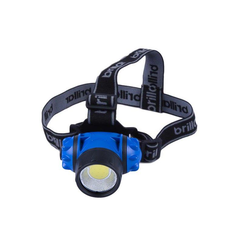 3 Mode Headlamp with COB LED Technology-Black/Blue