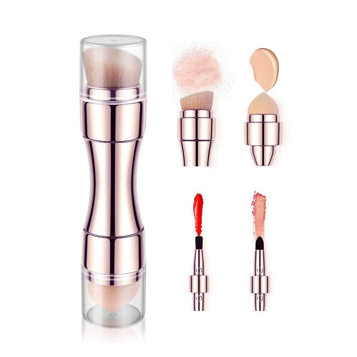 Clevinger 4 in 1 Compact Makeup Brush Set