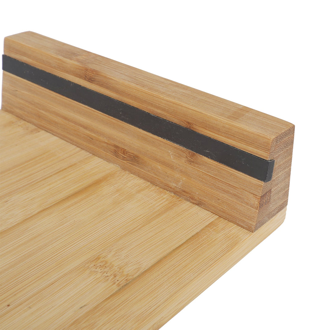 Magnetic Bamboo Cheese Board and Knife Set