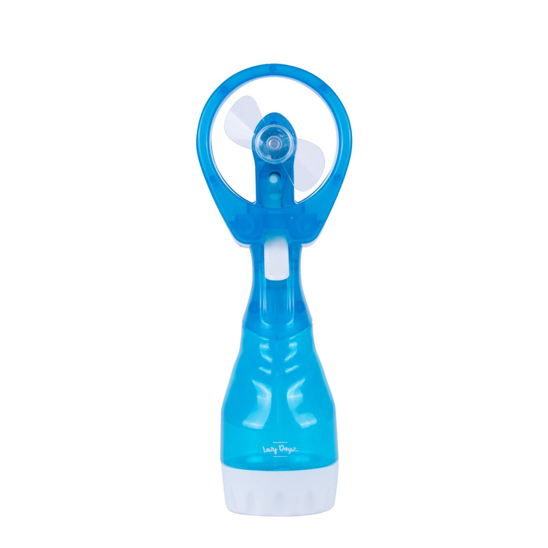 Handhold Battery Powered Personal Water Spray Fan-Blue/Pink