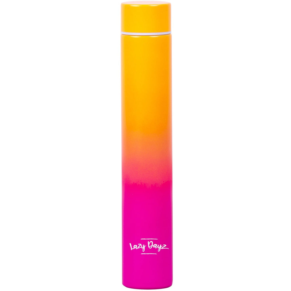 Lazy Dayz Slimline Drink Bottle 300ml - Orange Pink Ombre Default Title