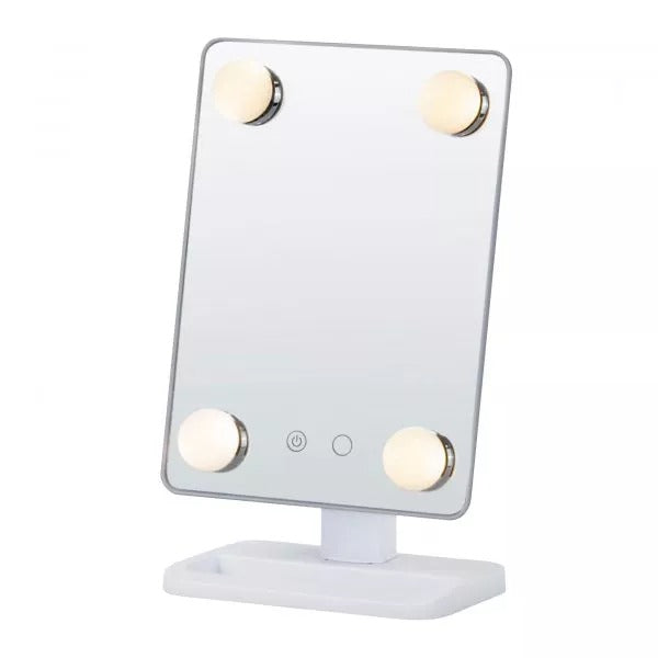 Clevinger Bel Air Led Illuminated Makeup Vanity Mirror Adjustable Tilt Function